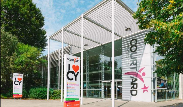 Steel and glass modern building