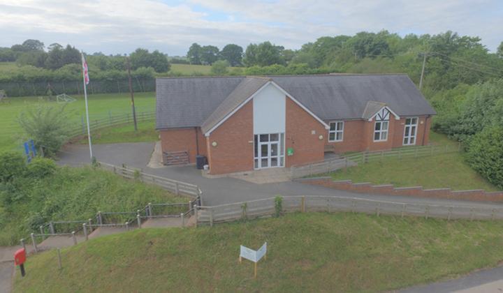 Red brick village hall